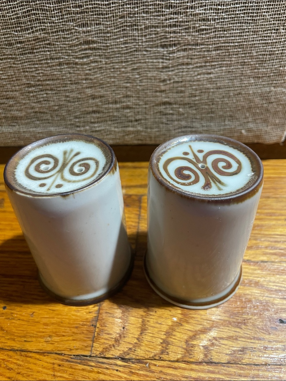 Dansk MCM Ceramic Salt and Pepper Shakers